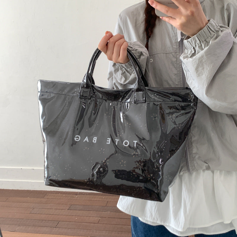 Large Capacity PVC Tote Shoulder Bag
