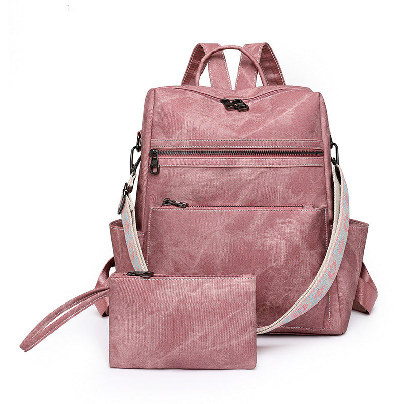 Women Lightweight Vintage Large Casual Travel Convertible Backpack
