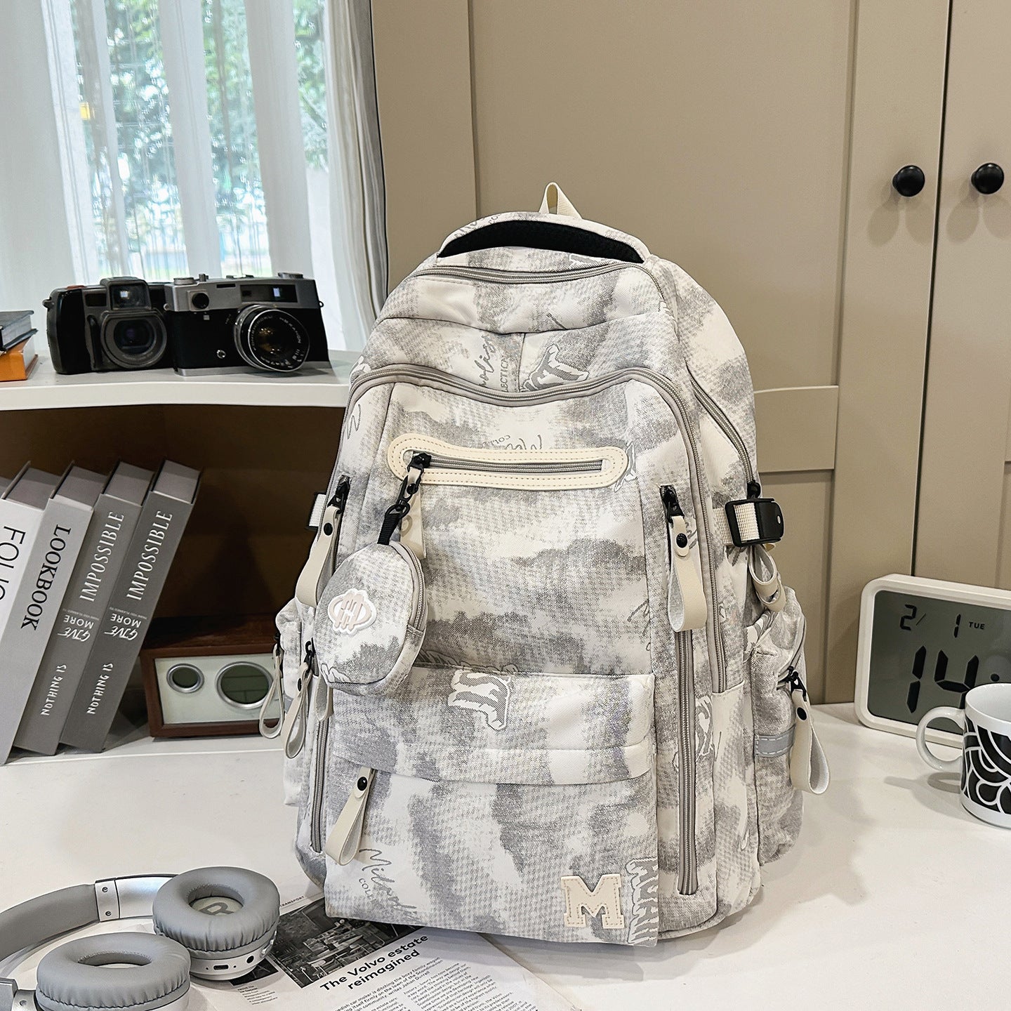 Unisex Durable Large College Travel Backpack