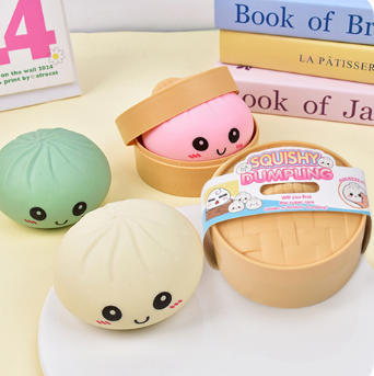 Soft Squeeze Steamed Bun Squishy Stress Relief Toy