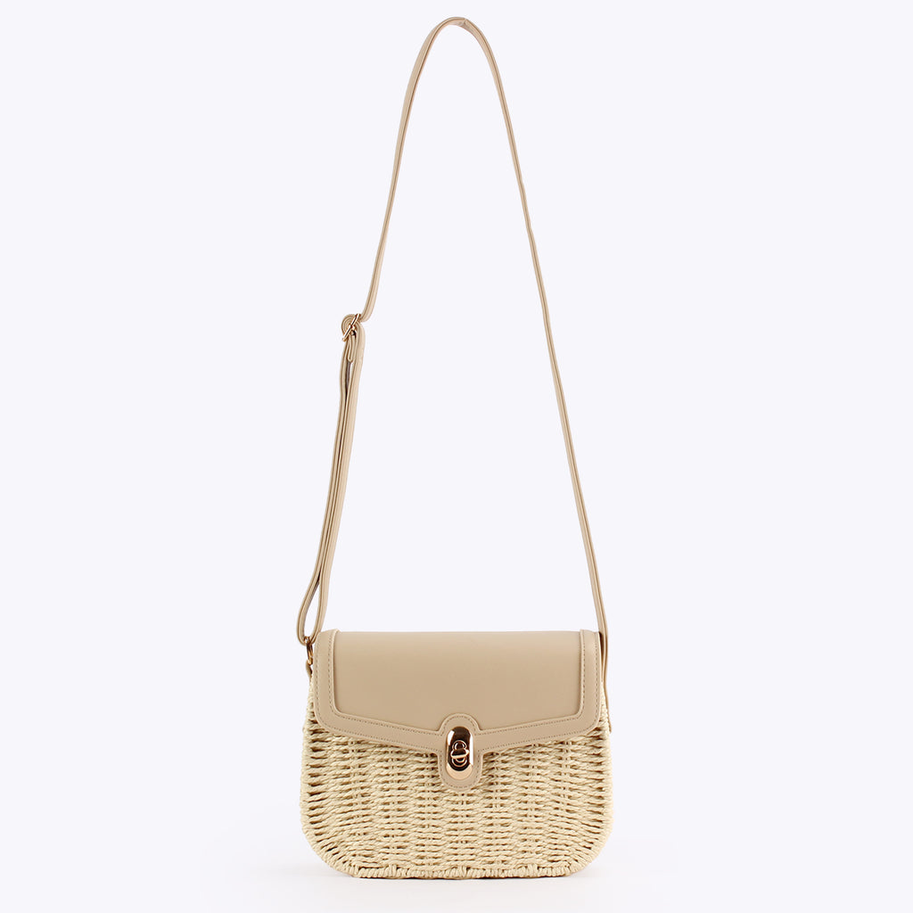Crossbody Adjustable Summer Shoulder Bag with Flap