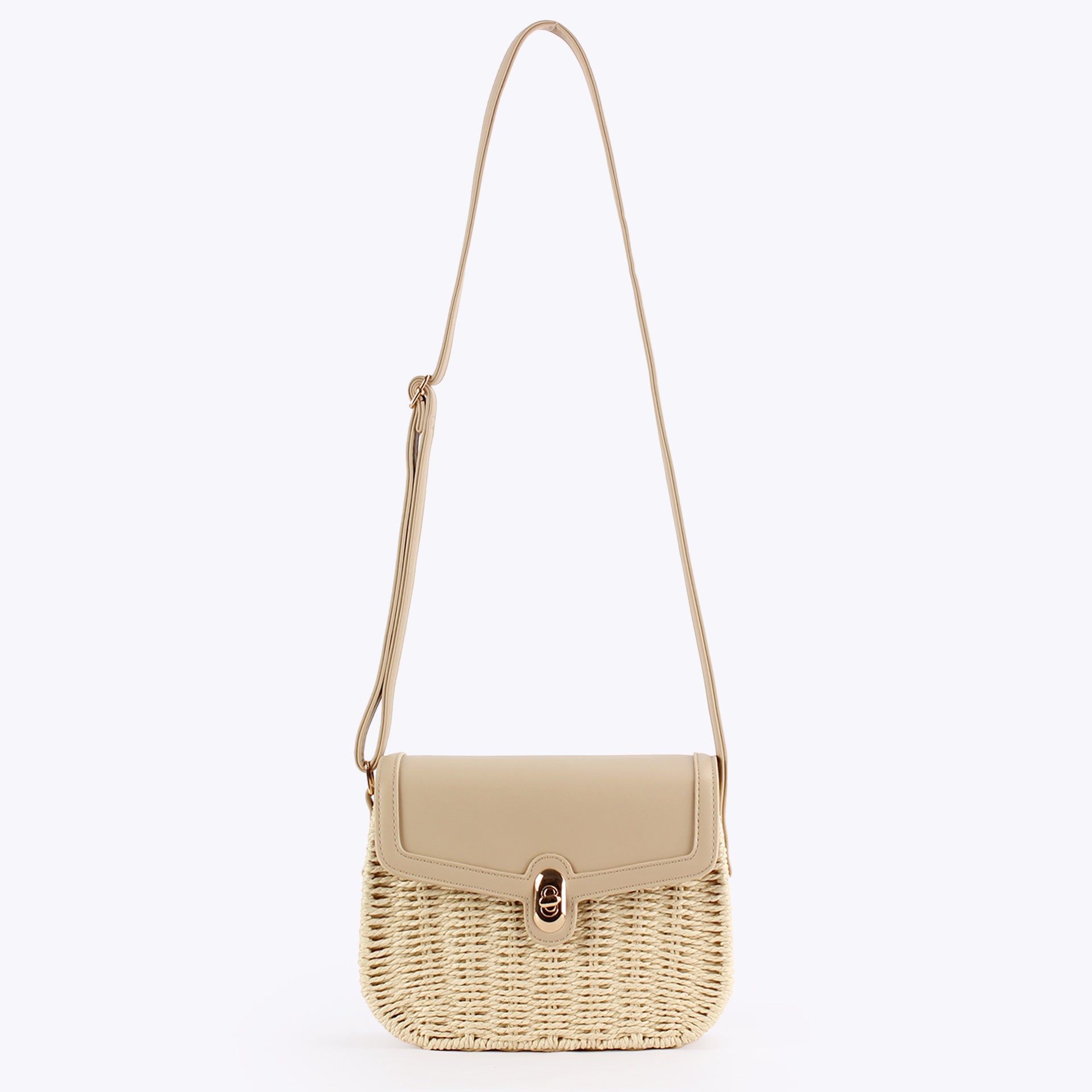 Crossbody Adjustable Summer Shoulder Bag with Flap