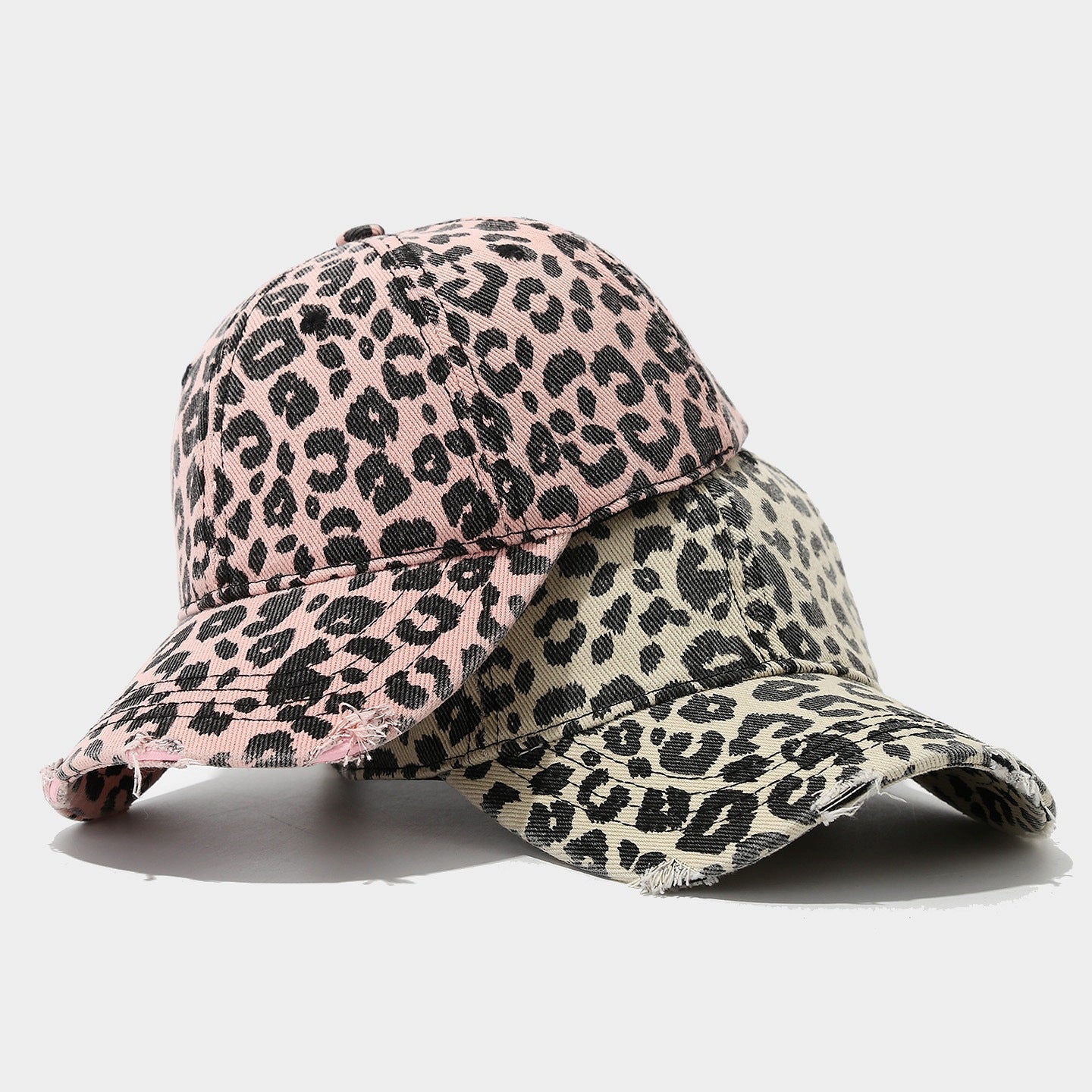 Retro Leopard Print Baseball Cap