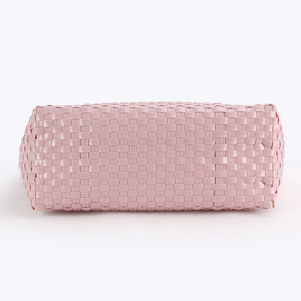 Colorful Lightweight Woven PVC Shoulder Tote Bag