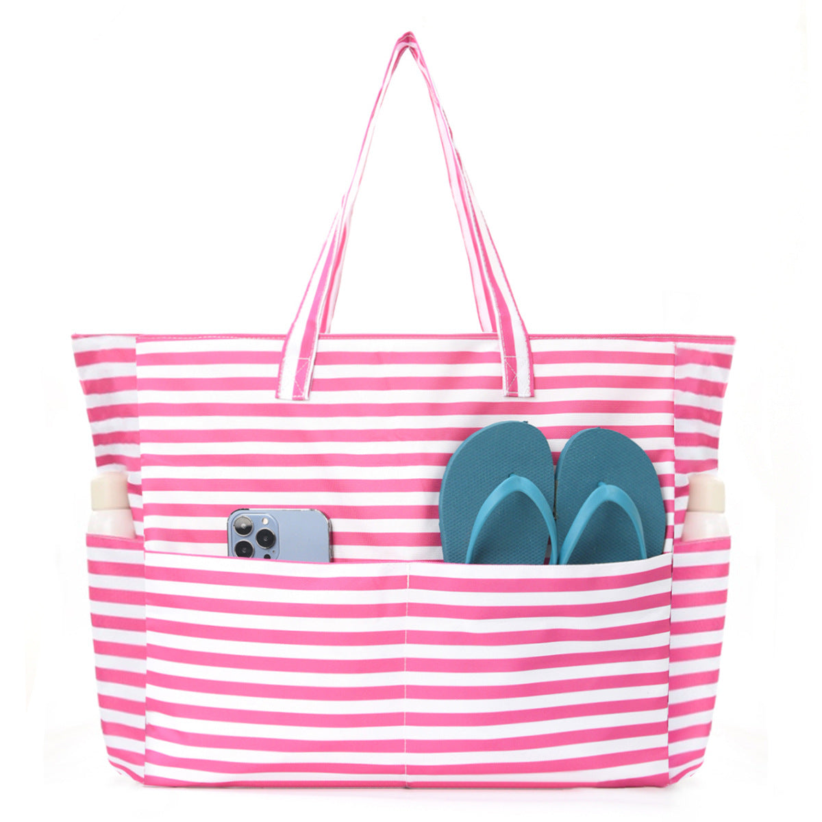 Large-Capacity Beach Travel Hand-Printed Storage Bag