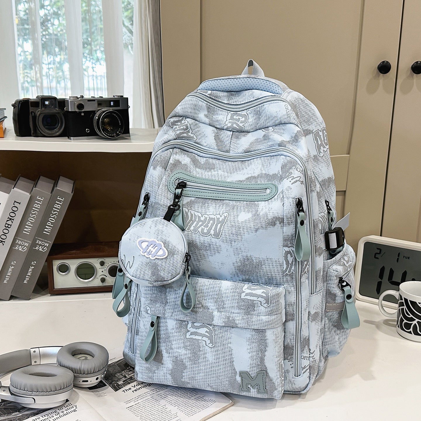 Unisex Durable Large College Travel Backpack