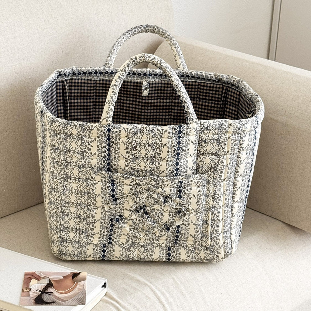 French Vine Floral Large Capacity Dirty Clothes Basket