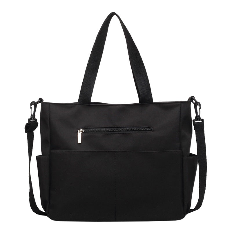 Lightweight Multi-Pocket Convertible Shoulder Tote Bag