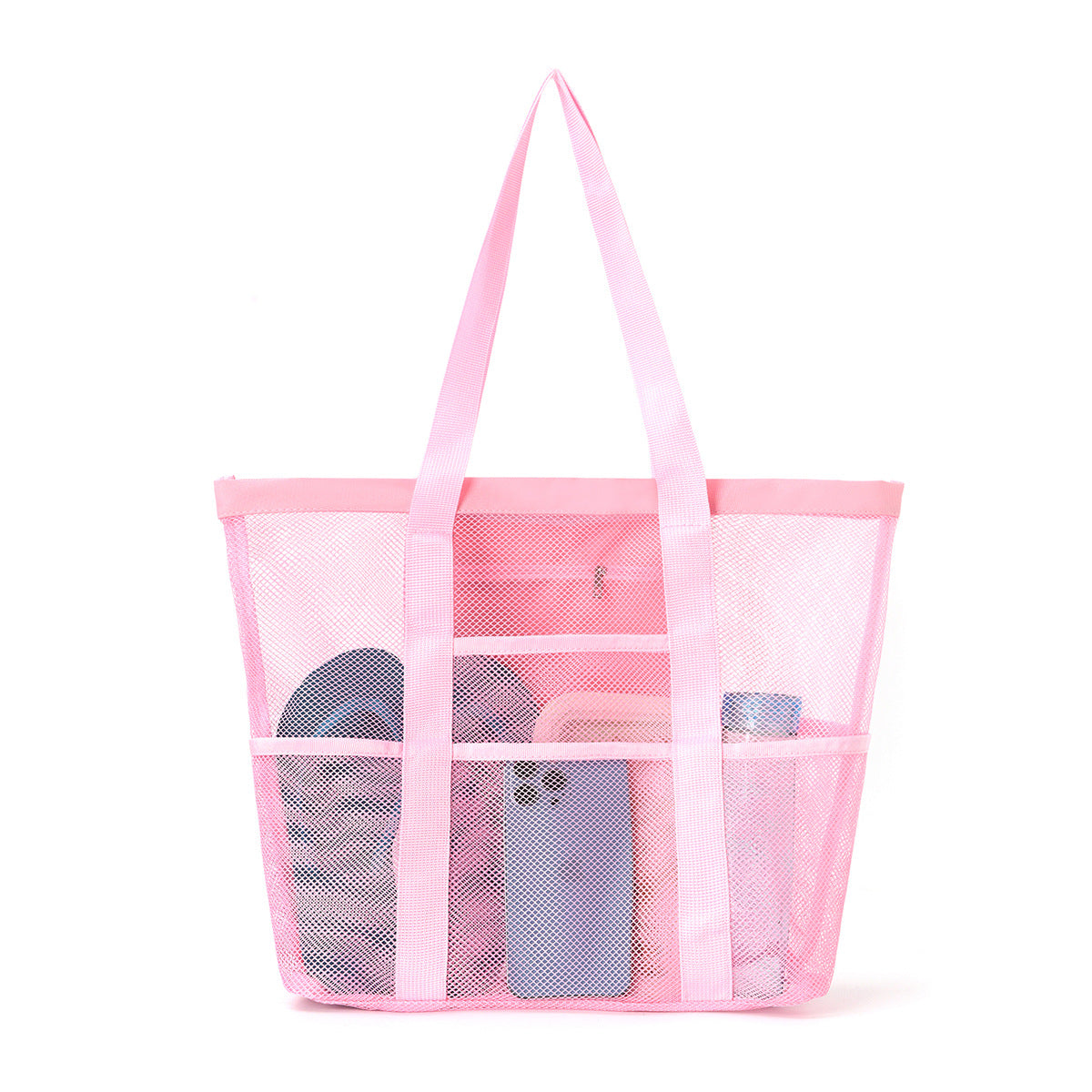 Large Capacity Mesh Beach Swimsuit Storage Bag