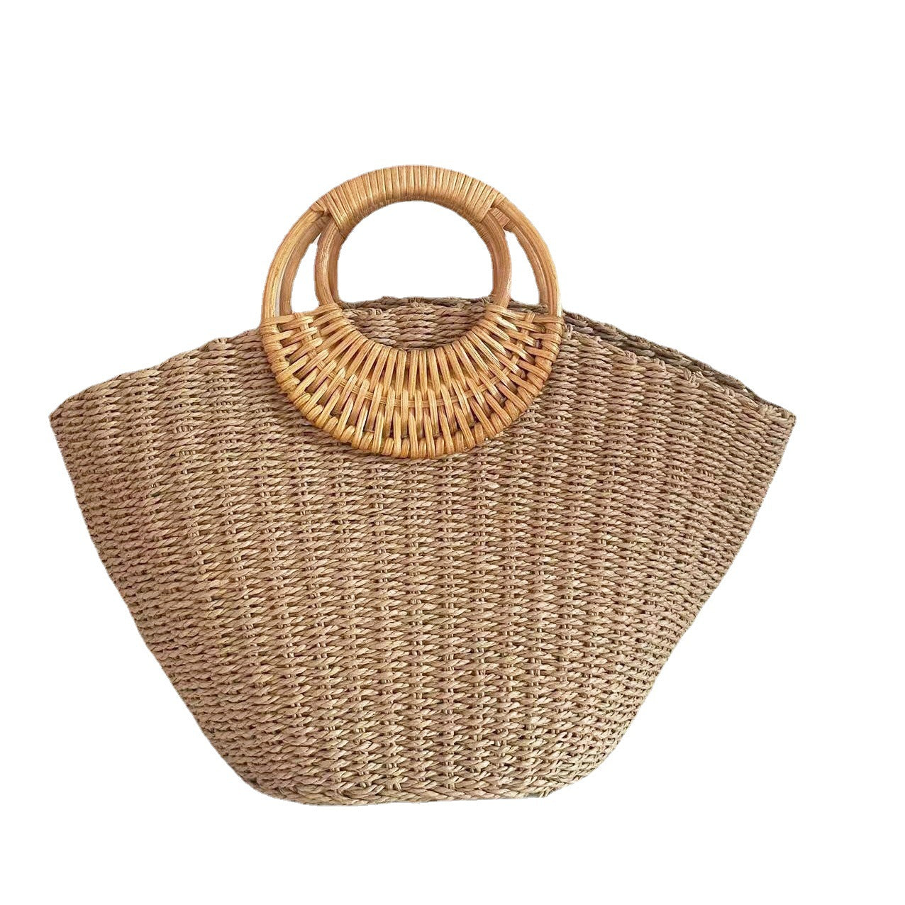 Straw Forest Woven Vacation Bag