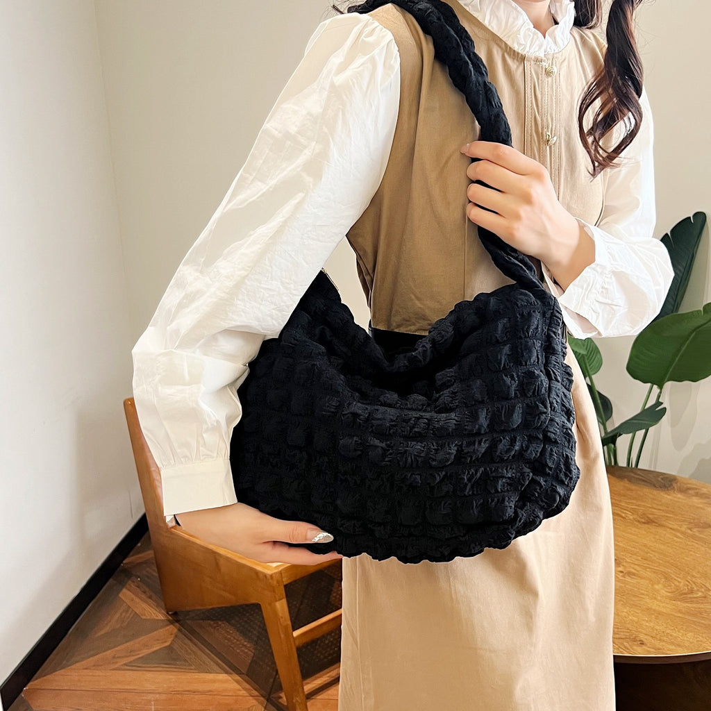 Bubble Flower Large Capacity Crossbody Bag