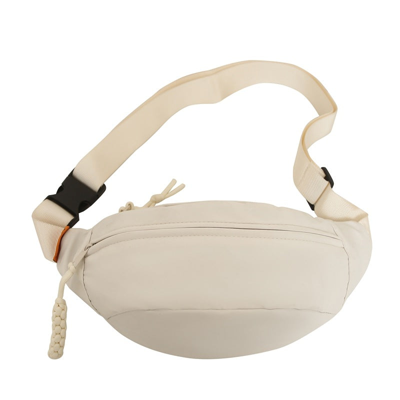 Women Trending Summer New Korean Sporty Zipper Waist Crossbody Bag