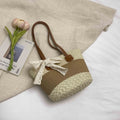 Women Artistic Fresh Woven 2026 Spring New Casual Handbag Tote Bag