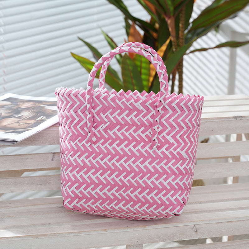 Handmade Plastic Woven Small Wedding Candy Bag
