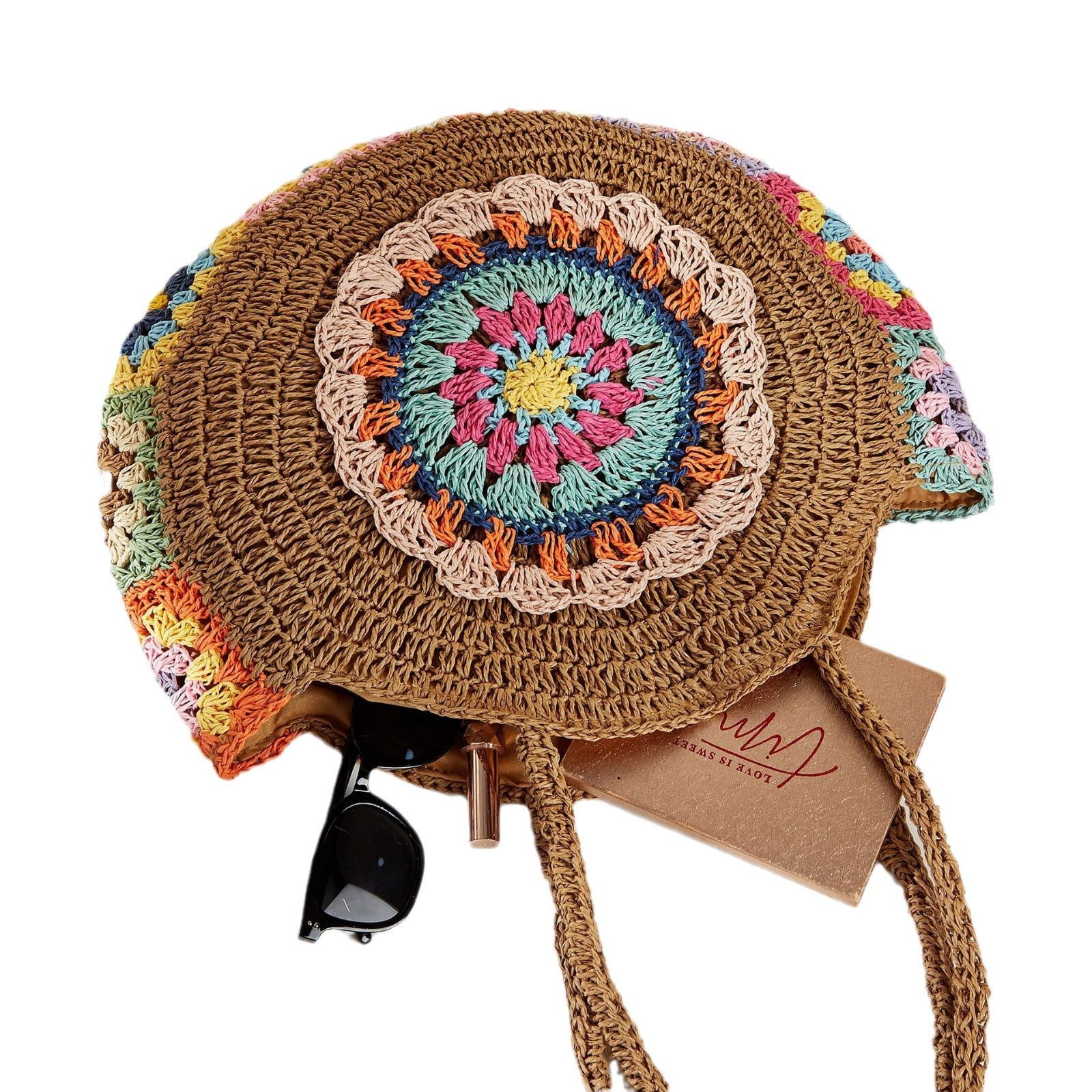 Small Fresh Woven Straw Beach Shoulder Bag