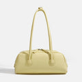 Retro Minimalist Barrel Shoulder Bag Baguette Handbag