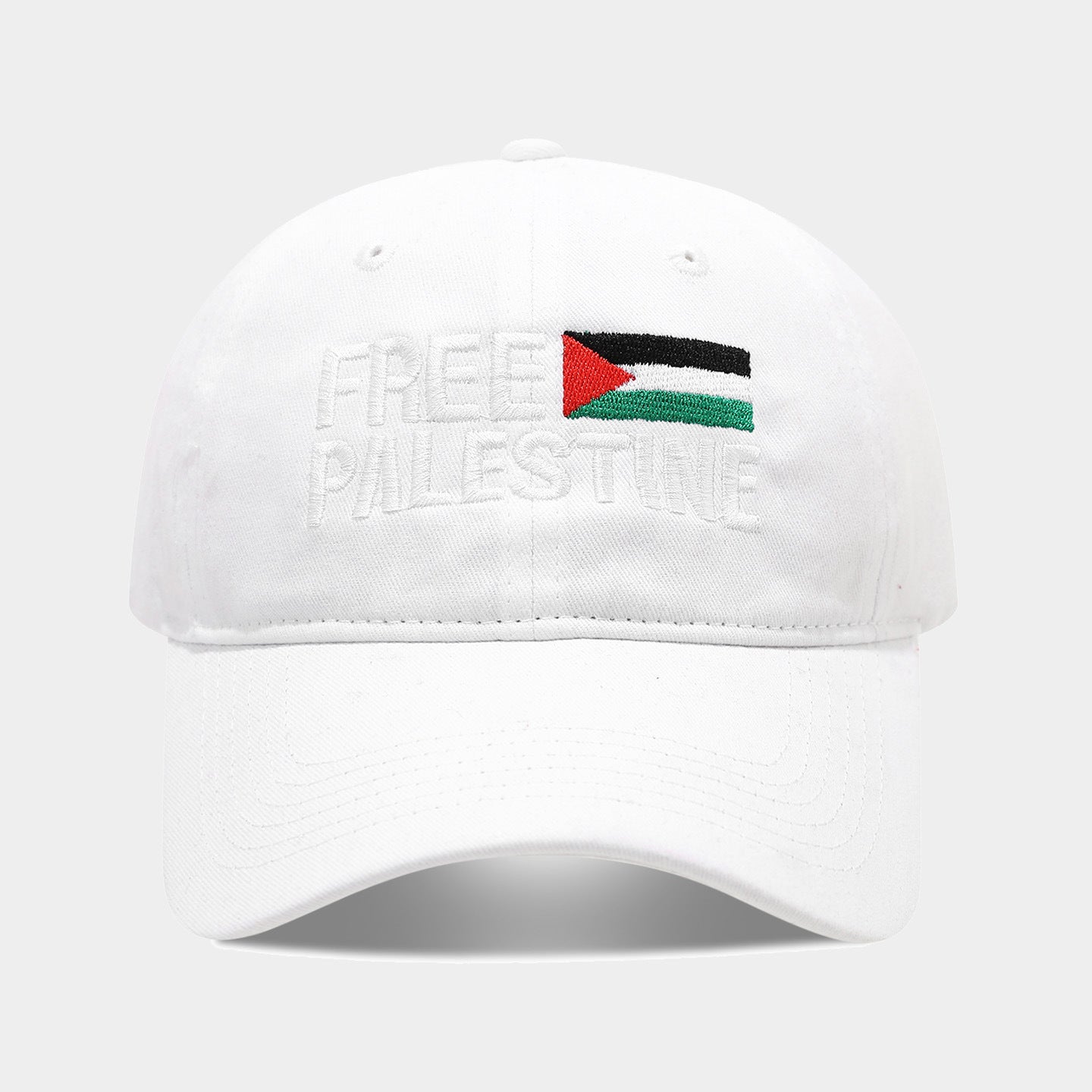 World Cup Flag Embroidered Black Baseball Cap