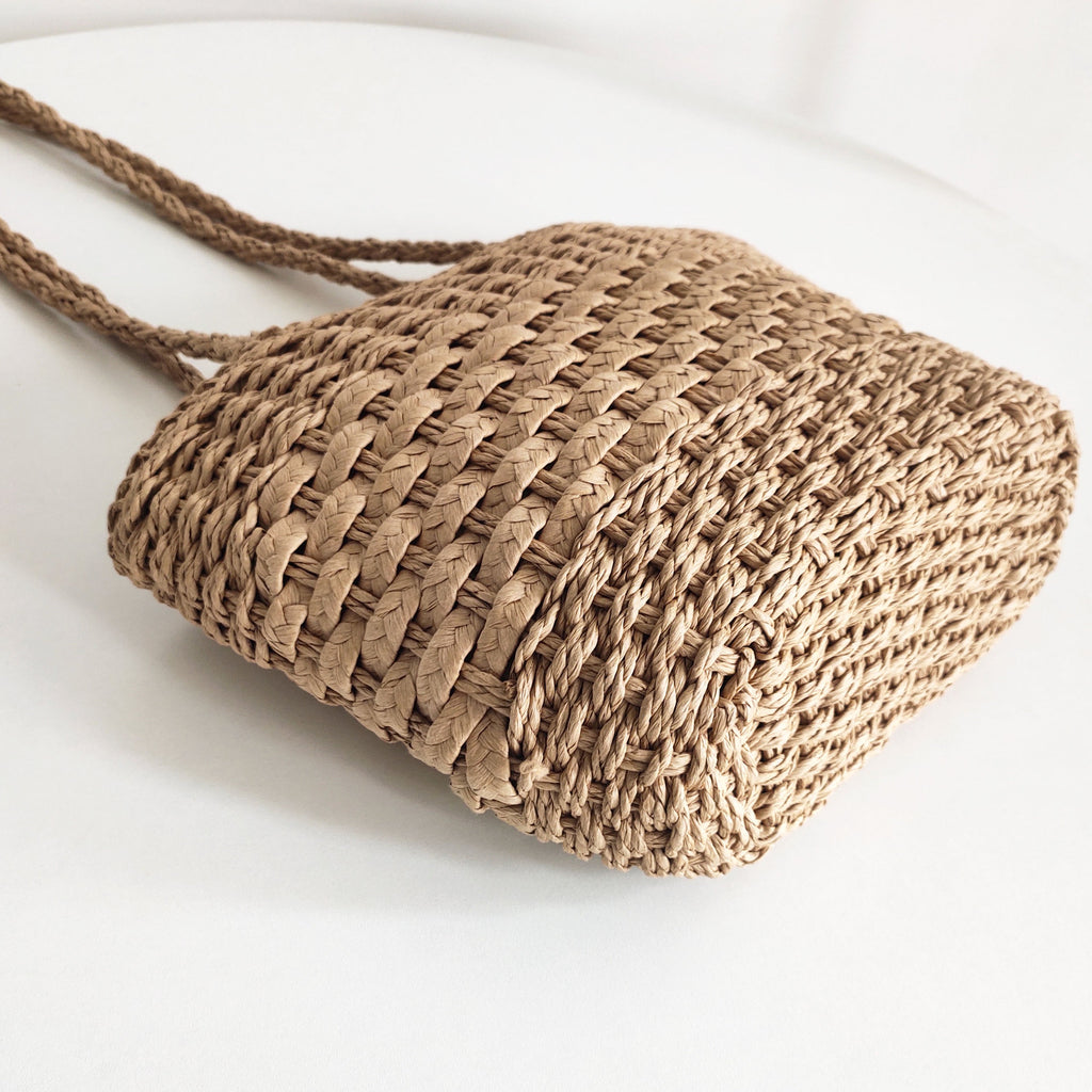 Straw Rattan Woven Beach Vacation Shoulder Bag