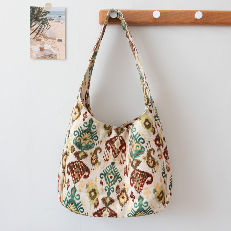 Women Ethnic Pattern Versatile Cultural Creative Cloth Bag