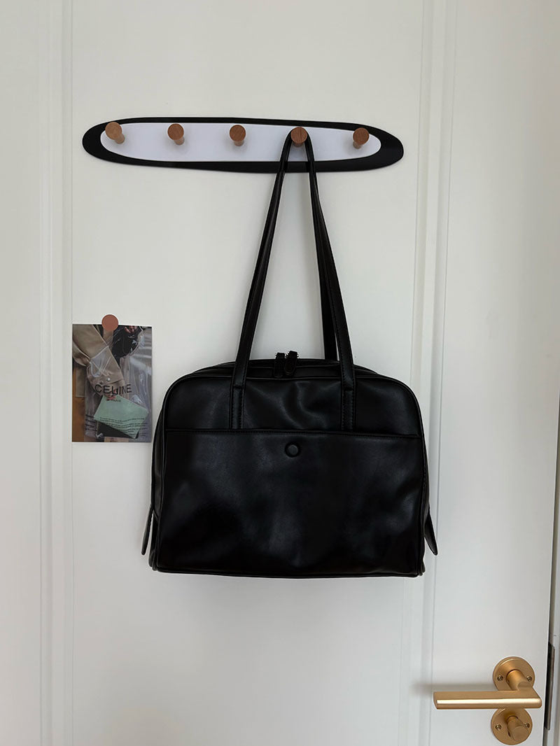 Retro Tote Large Capacity Shoulder Briefcase