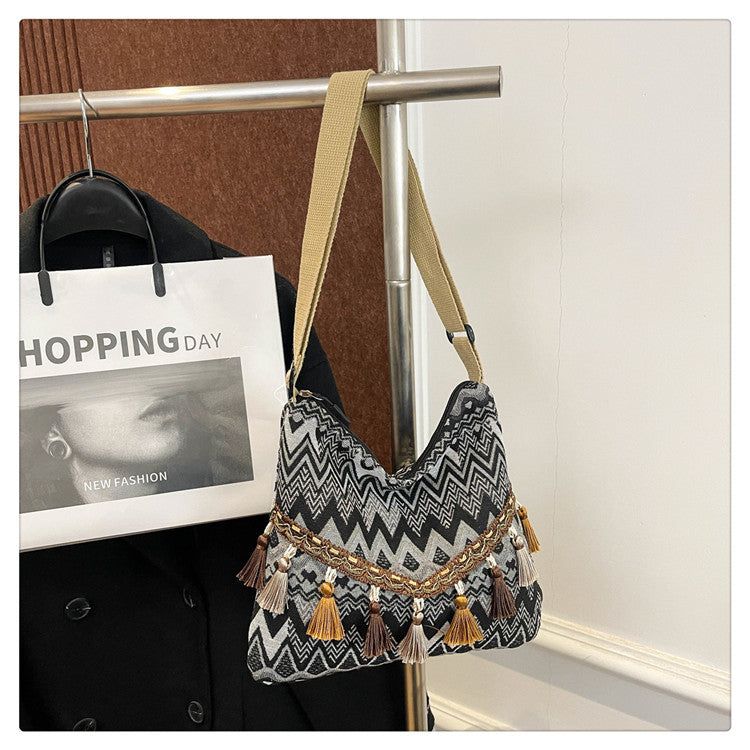 Women Large Ethnic 2026 New Chinese Vintage Shoulder Crossbody Bag