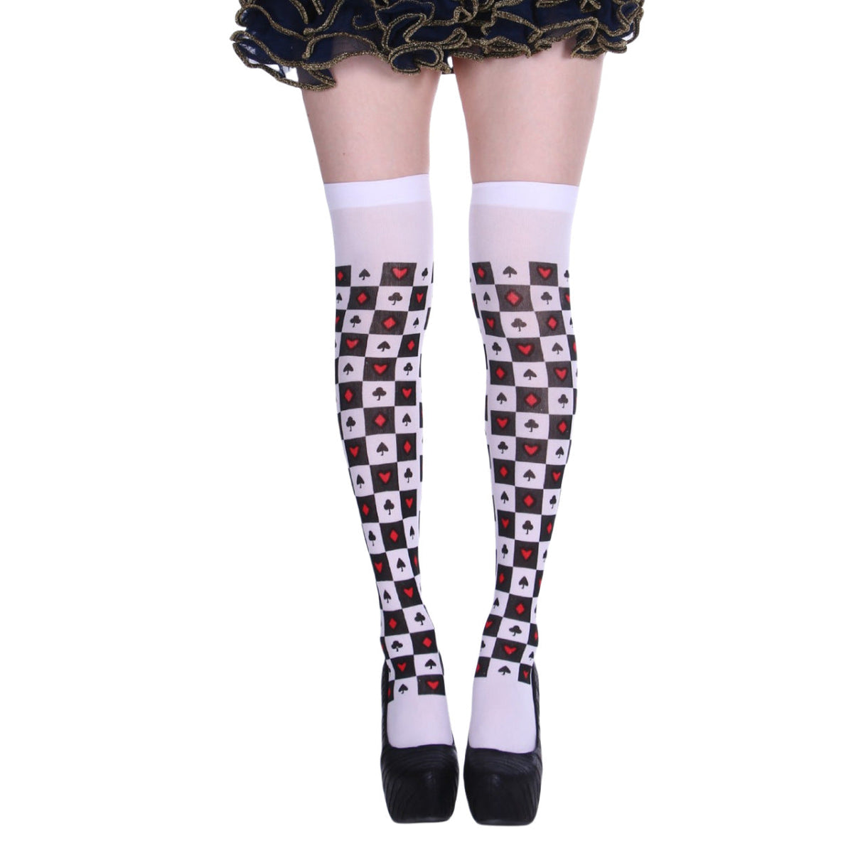 Christmas Halloween Party Knee high Socks Cosplay Apparel Accessories