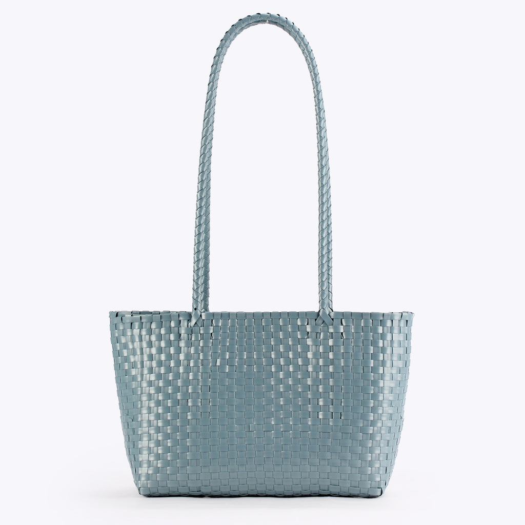 Colorful Lightweight Woven PVC Shoulder Tote Bag