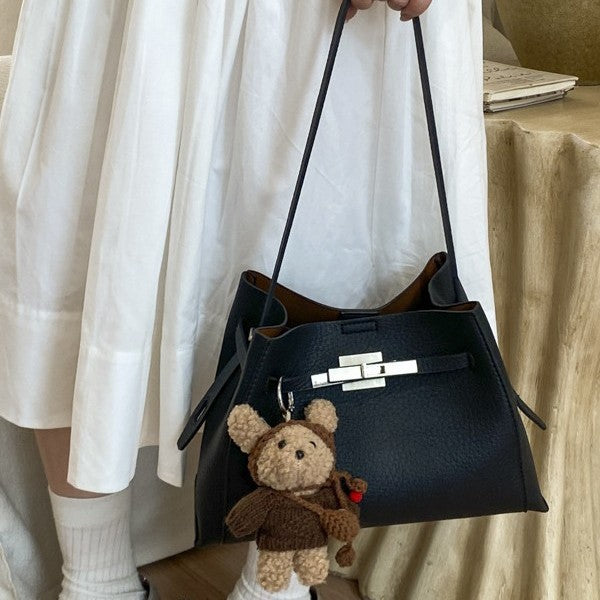 Princess Coffee Bucket Shoulder Crossbody Bag