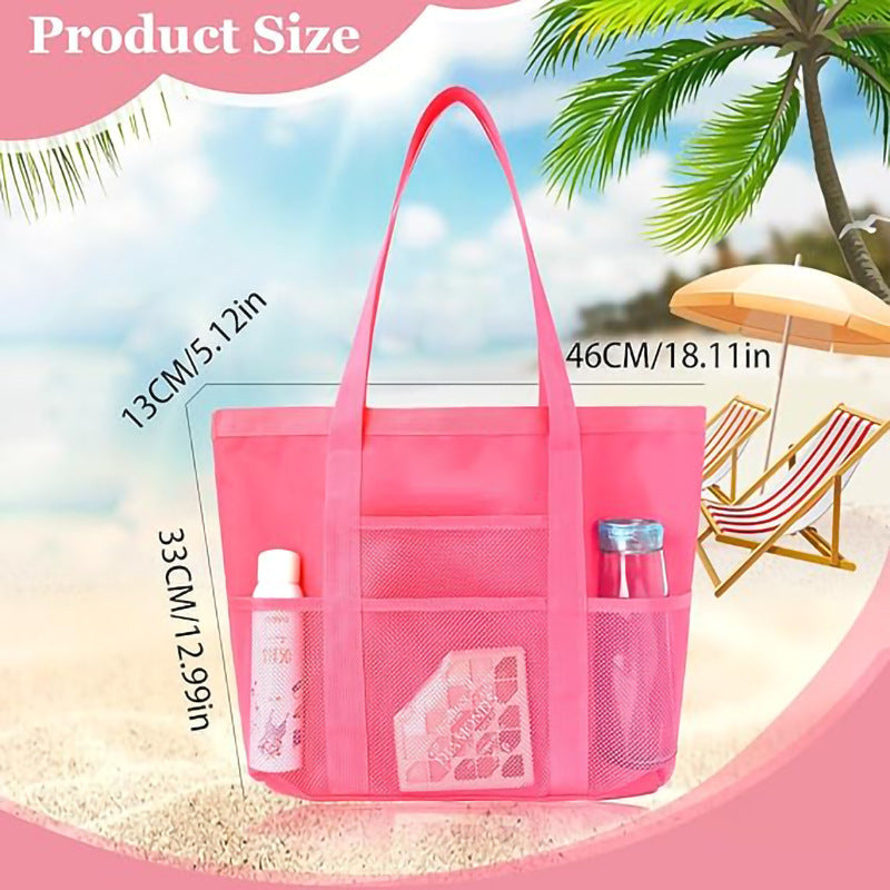 Foldable Mesh Large Capacity Beach Bag