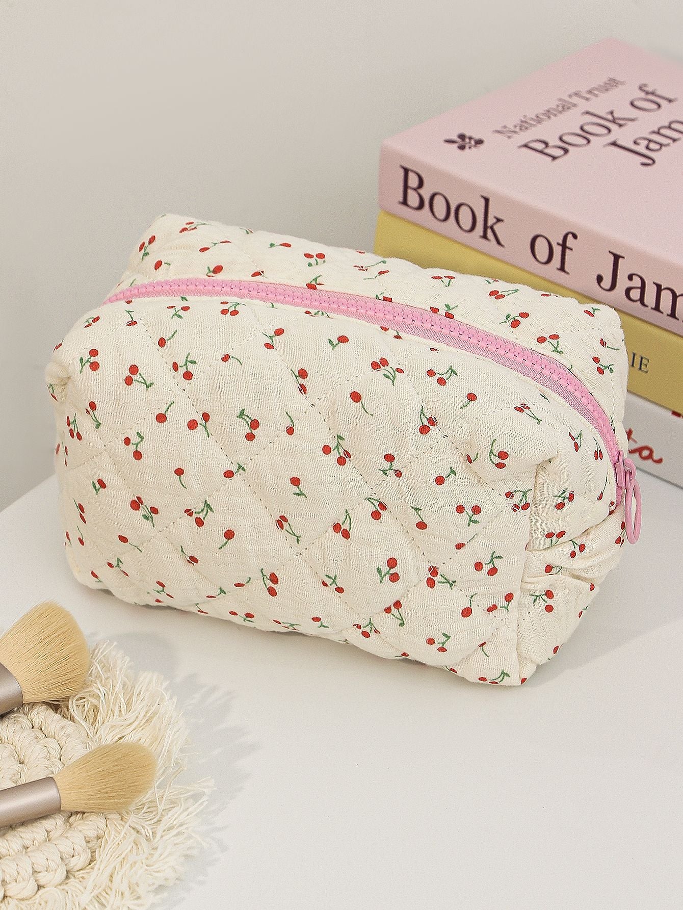 Zipper Stationery and Makeup Brush Storage Bag