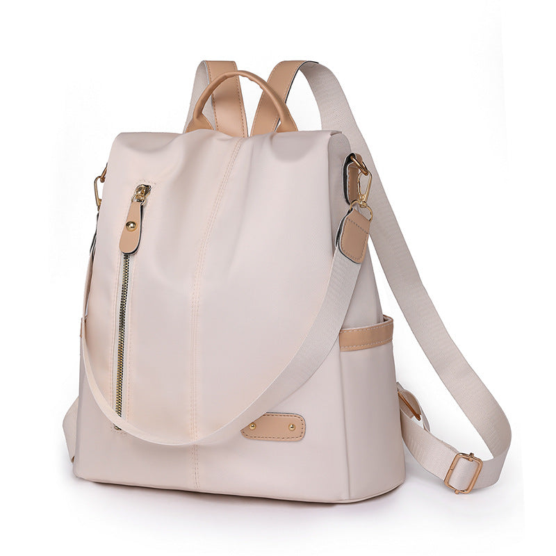 Cross-Border Wholesale Simple Nylon Backpack Women'S Backpack Large Capacity High-End Bags Bags Women'S Bags Wholesale