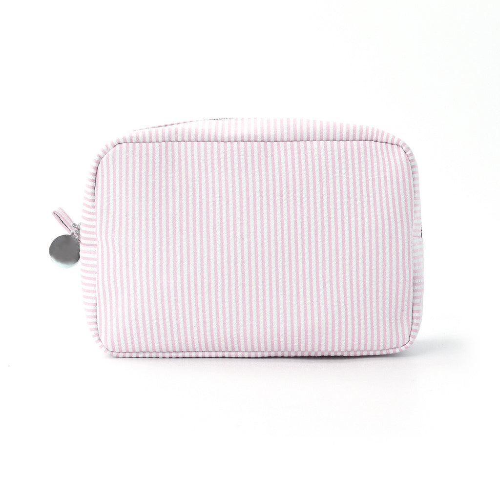 Cross-Border Seersucker Cosmetic Bag Indian Style Striped Portable Storage Bag Mississippi Popular Travel Storage Bag