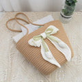 Large Capacity Hand-Woven Tote Crossbody Bag