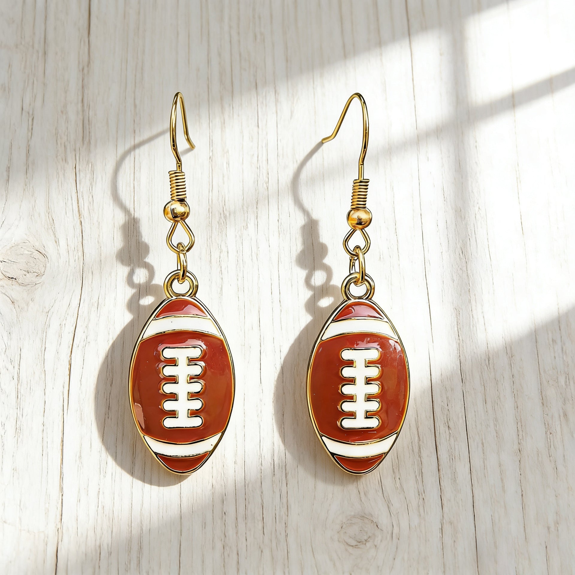 World Cup Football Basketball Baseball Earrings