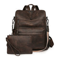 Women Large Vintage Multifunctional Set Backpack