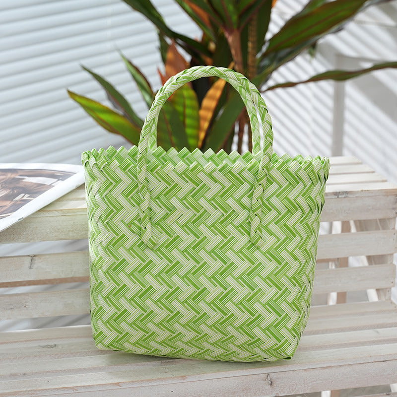 Handmade Plastic Woven Small Wedding Candy Bag