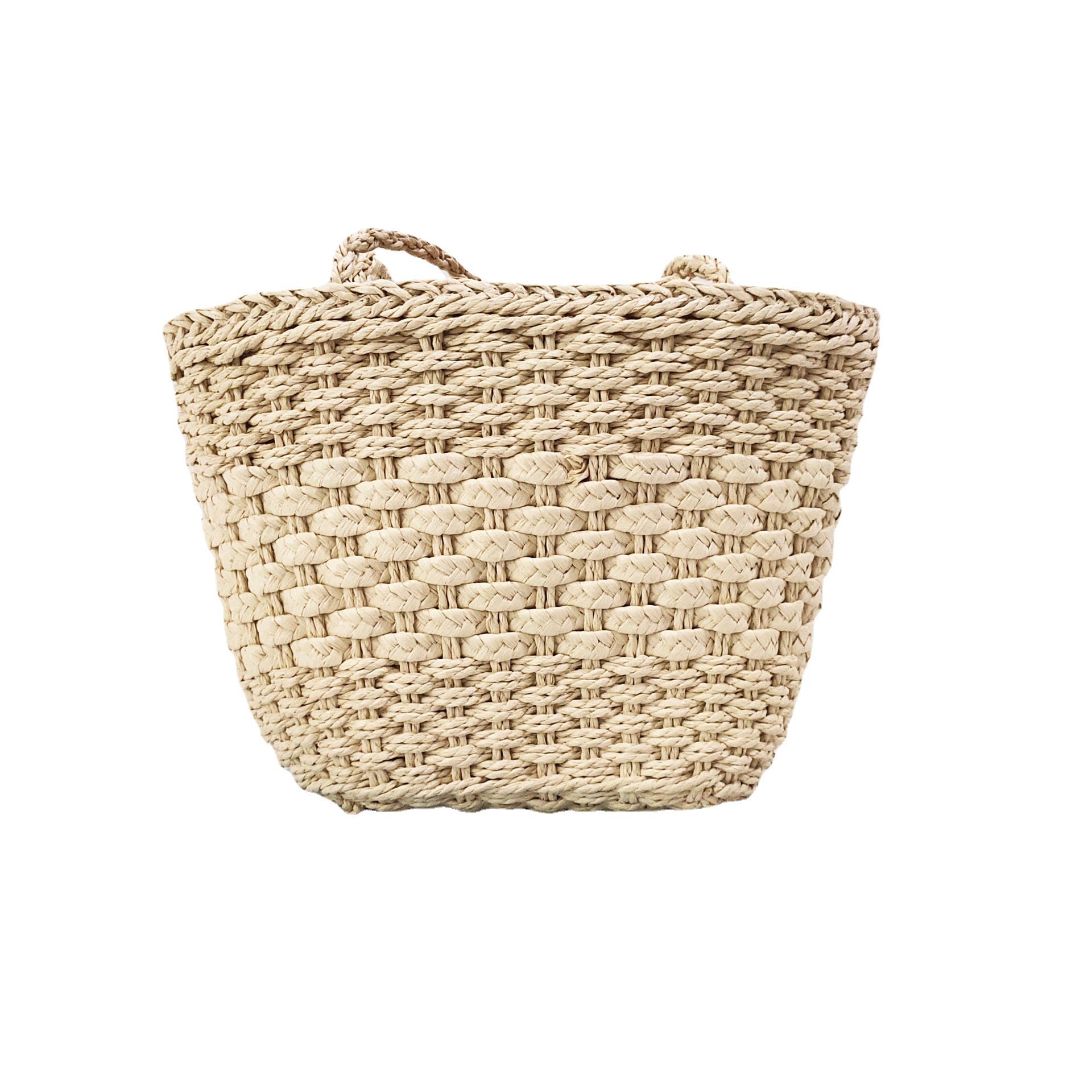 Straw Rattan Woven Beach Vacation Shoulder Bag