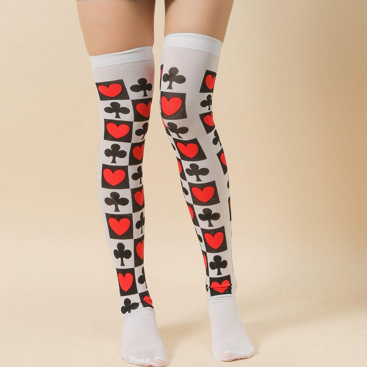 Christmas Halloween Party Knee high Socks Cosplay Apparel Accessories