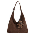 Soft Texture Woven Hobo Shoulder Bag with Adjustable Strap