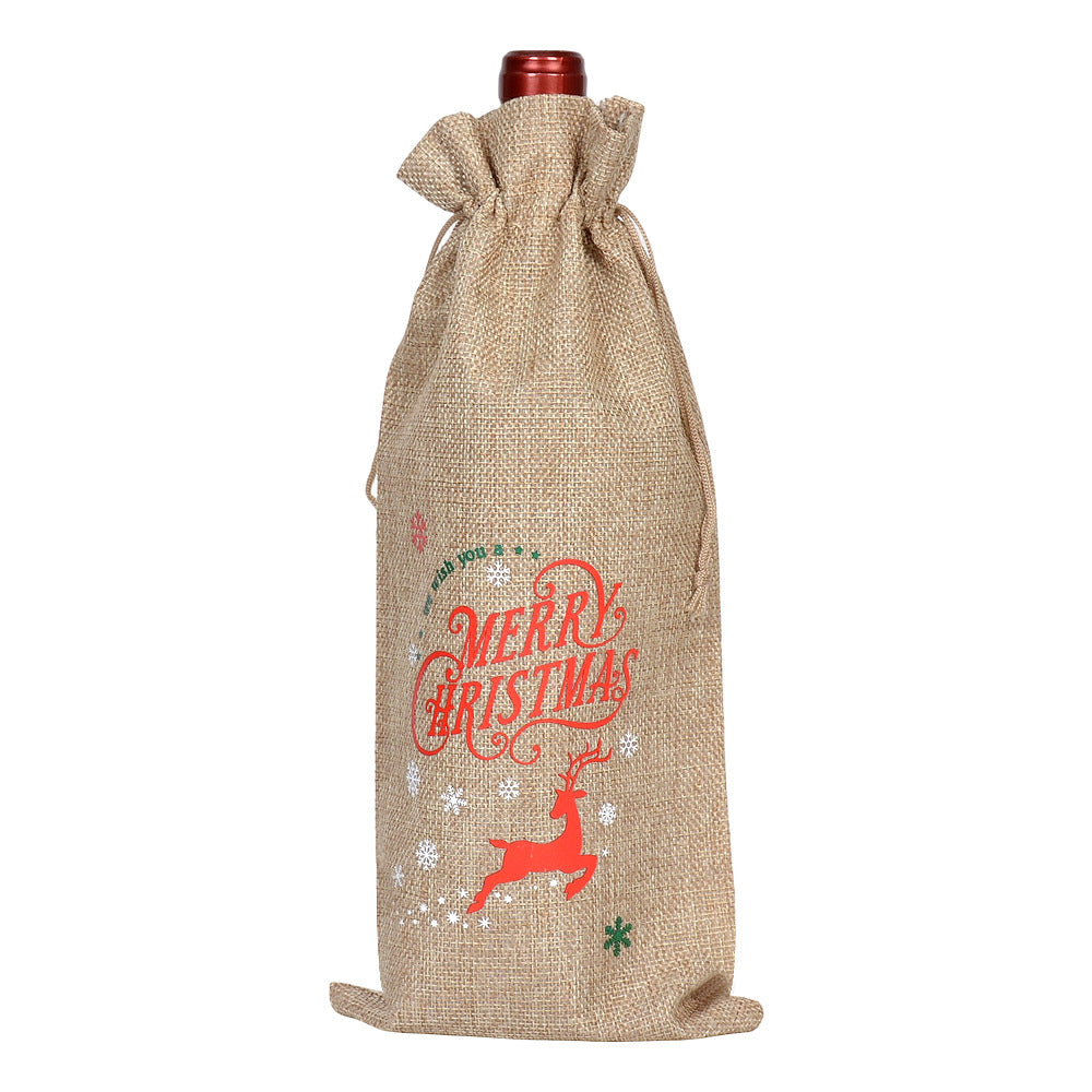 Buffalo Plaid Christmas Drawstring Holiday Gift Bags