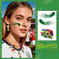 Football World Cup Tattoo Face Stickers