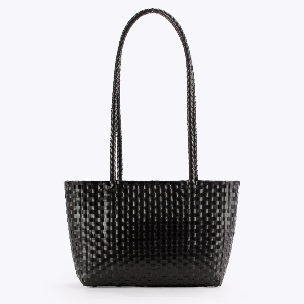 Colorful Lightweight Woven PVC Shoulder Tote Bag
