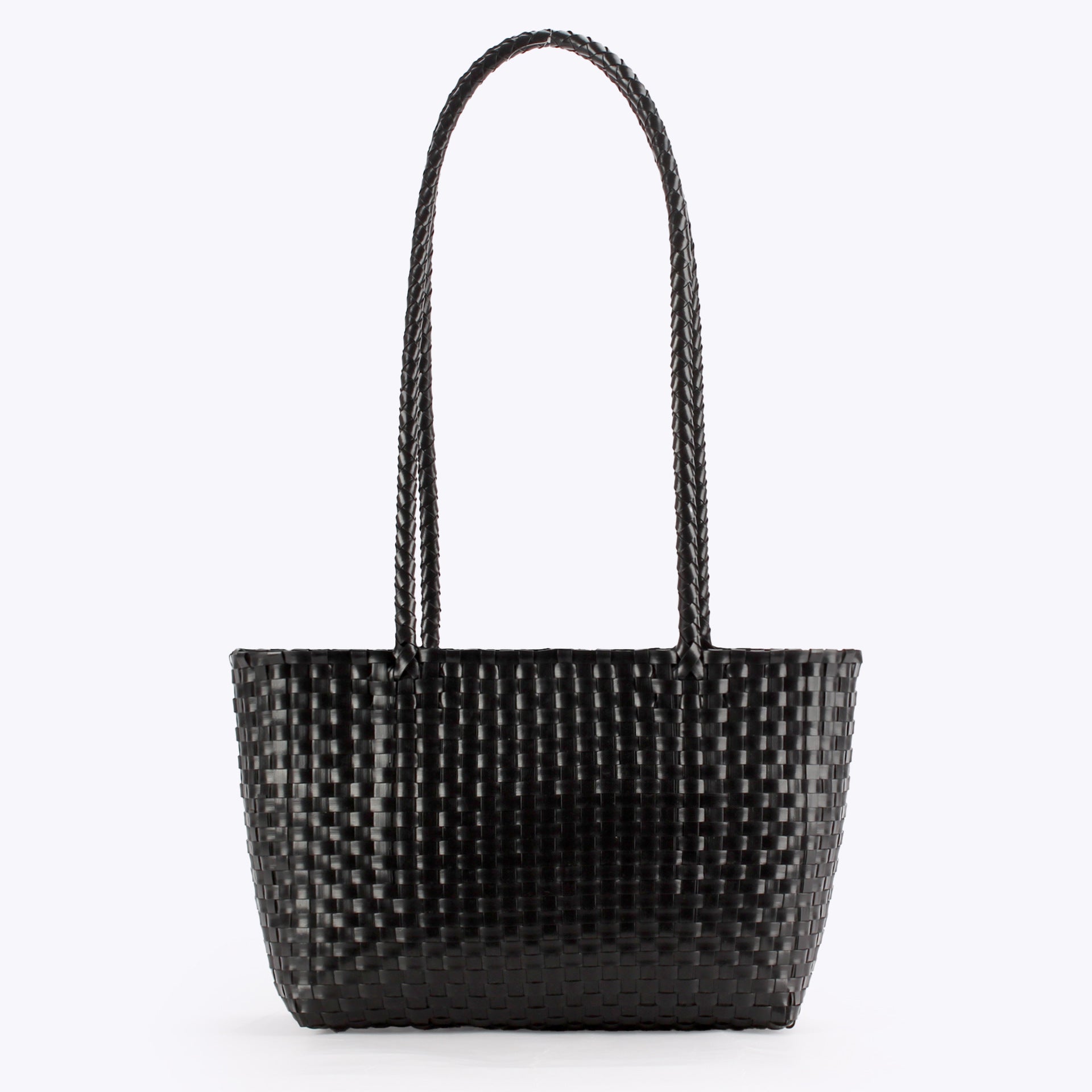 Colorful Lightweight Woven PVC Shoulder Tote Bag