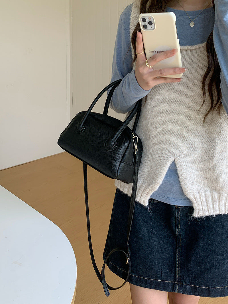 Mini Boston Crossbody Purse Top Handle Satchel