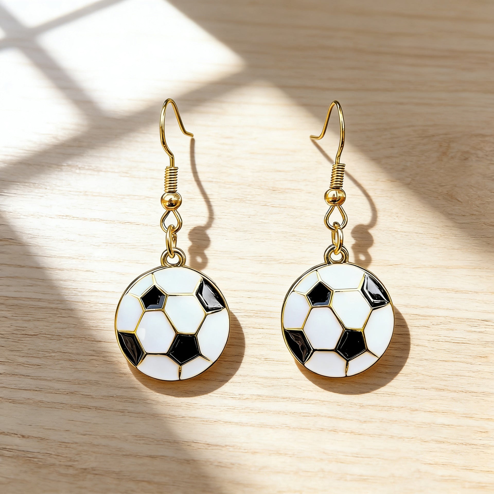 World Cup Football Basketball Baseball Earrings