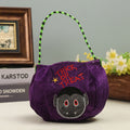 Halloween Plush Trick-or-Treat Embroidered Character Bucket Bag