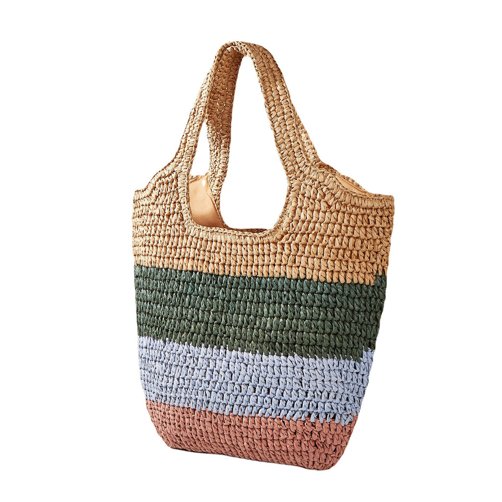 Handmade Forest Woven Large Capacity Beach Straw Bag