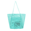 Caramel Mesh Beach Shoulder Tote Bag