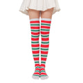Halloween Faux Blood Splatter Thigh-High Socks