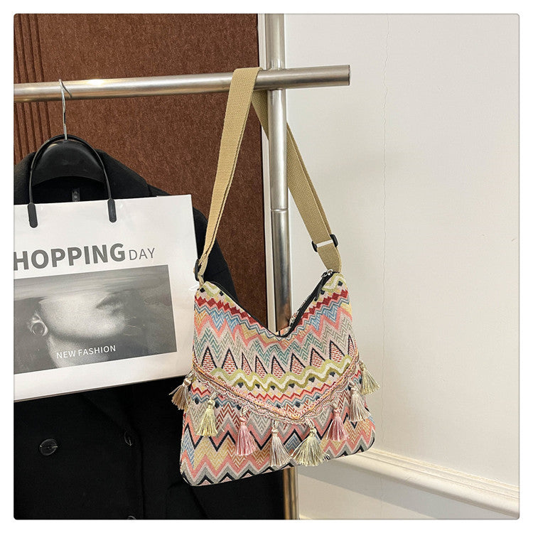 Women Large Ethnic 2026 New Chinese Vintage Shoulder Crossbody Bag